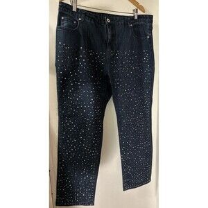 Denim 24/7 Women’s Stylish Jeans 18 WP Rhinestone Embellished Fashionable